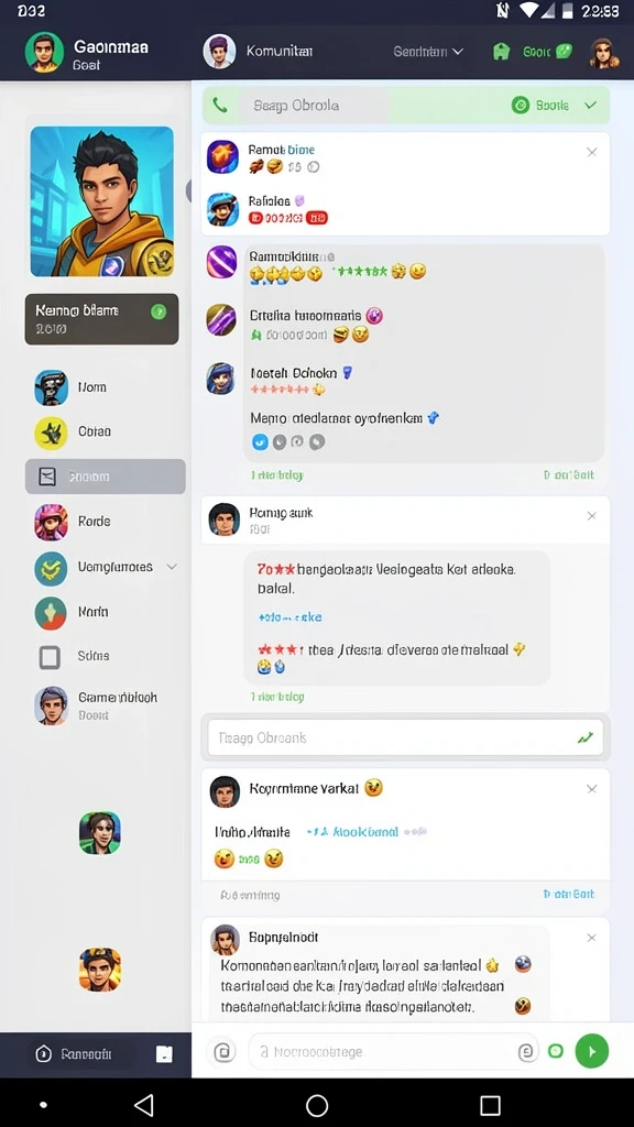 bebasmax - Tampilan antarmuka pengguna yang intuitif.