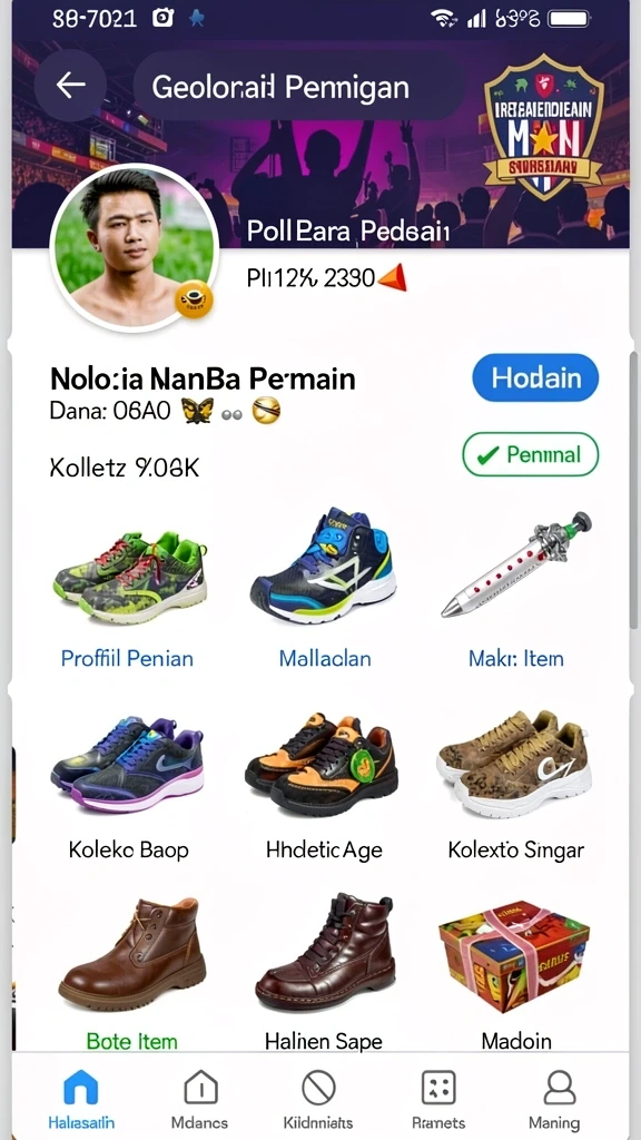 bima11 - Tangkapan layar karakter utama dalam aksi.